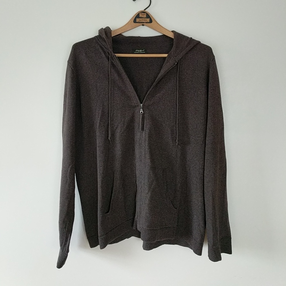 Eddie Bauer cotton cashmere blend jacket
